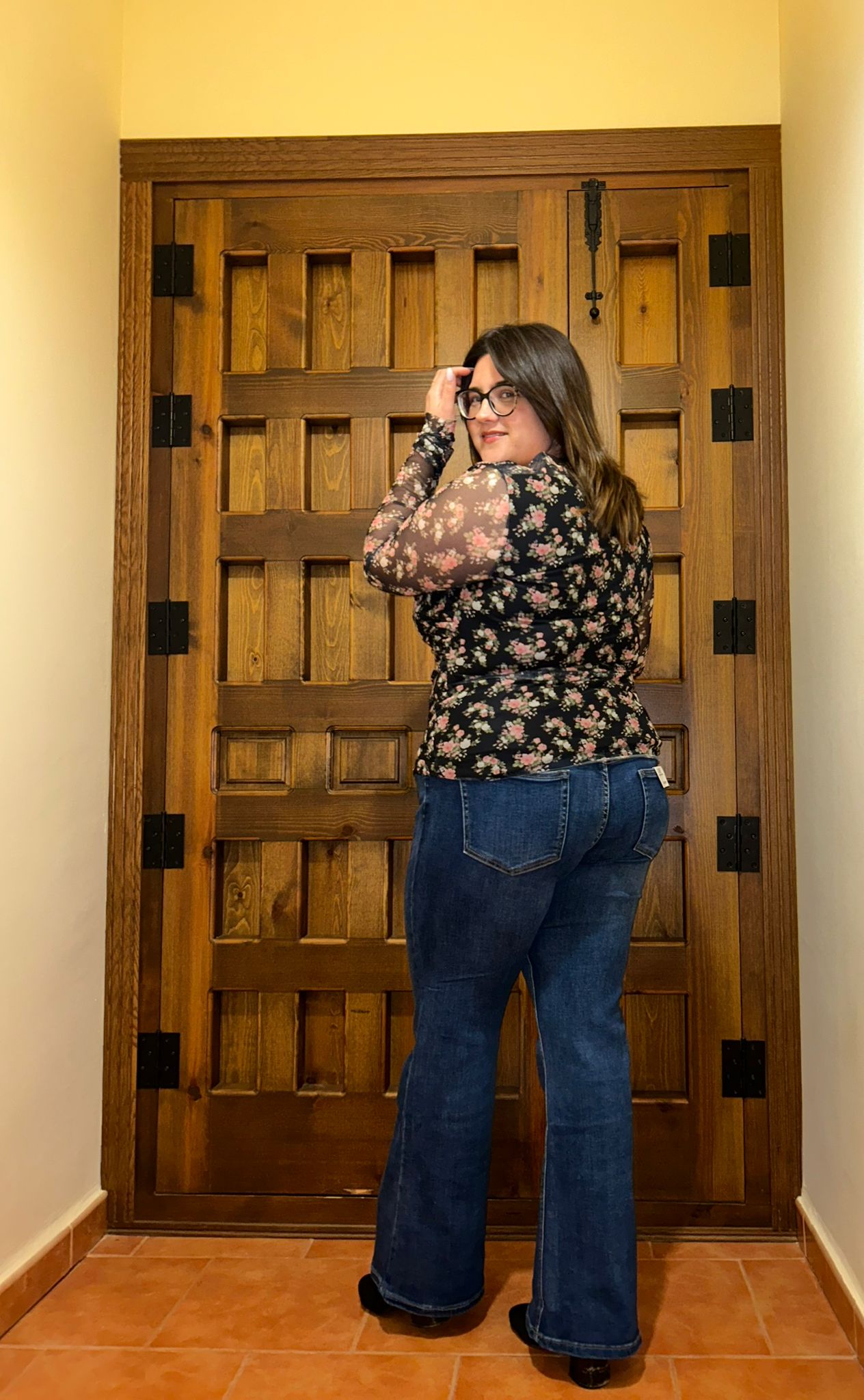 JEANS DE MEZCLILLA ACAMPANADO